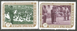 777 Rwanda Anniversaire Indépendance No Gum (RWA-202b) - Neufs