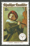 777 Rwanda Joueur Flute Player Music Musique MNH ** Neuf SC (RWA-180b) - Music