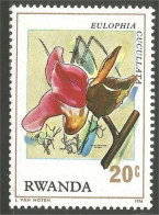 777 Rwanda Orchid Orchidée Eulophia MNH ** Neuf SC (RWA-172b) - Sonstige & Ohne Zuordnung