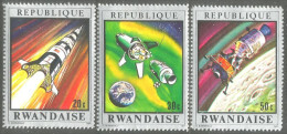777 Rwanda Espace Space Apollo Satellite MNH ** Neuf SC (RWA-174) - Afrique