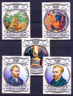 Burundi 2013 MNH 5v, Vincent Van Gogh, Painters Paintings, Art - Otros & Sin Clasificación