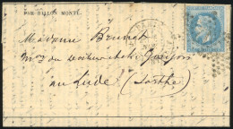 Obl. LA GIRONDE. 20c. Siège Obl. étoile S/Gazette Des Absents N°5 Frappée Du CàD De PARIS - R. DU PONT-NEUF Du 6 Novembr - Guerra Del 1870