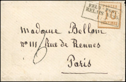 Obl. 5 - 10c. Bistre-brun Obl. S/lettre Frappée Du Cachet Encadré "FELD-POST - RELAIS N°85" à Destination De PARIS. Lett - Other & Unclassified