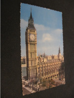 LONDRA - PARLIAMENT PICCOLA  COLORI VG 1960 - Houses Of Parliament