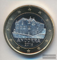 Andorra And 7 2016 Stgl./unzirkuliert Stgl./unzirkuliert 2016 1 Euro Kursmünze - Andorre