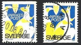 Schweden, 1980, Michel-Nr. 1105 Do+Du, Gestempelt - Oblitérés