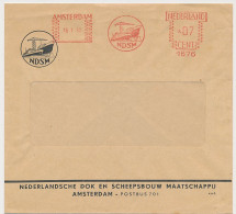 Meter Cover Netherlands 1957 NDSM - Dutch Dock And Shipbuilding Company - Barche