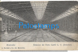 226121 URUGUAY MONTEVIDEO STATION TRAIN ESTACION DE TREN POSTAL POSTCARD - Uruguay