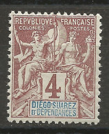 DIEGO-SUAREZ N° 27 NEUF** LUXE SANS CHARNIERE / Hingeless / MNH - Unused Stamps