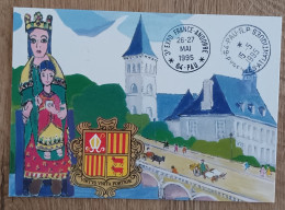 YT N°2947 Sur Carte - 3e EXPO FRANCE ANDORRE - PAU - 1995 - Covers & Documents