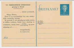 Spoorwegbriefkaart G. NS302 I - Entiers Postaux