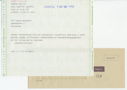 Telegram Utrecht - Hilversum 1985 - Unclassified