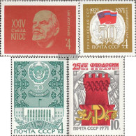 Soviet Union 3843,3844,3845,3846 (complete Issue) Unmounted Mint / Never Hinged 1971 Lenin, Georgia, Dagestan, Feodossi - Nuevos