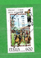 (Fr) ITALIA ° Anno 1990 - FOLCLORE Corse Degli AVELIGNESI MERANO. Unif. 1948. - 1981-90: Used