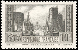 * 261B - 10F. La Rochelle Brun-noir. SUP. R. - Altri & Non Classificati