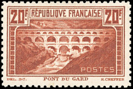 ** 262B - 20F. Pont Du Gard Chaudron. Dentelé 11. SUP. - Otros & Sin Clasificación