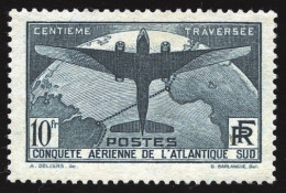 (*) 321 - 10F. Traversée De L'Atlantique Vert Foncé. B. - Other & Unclassified