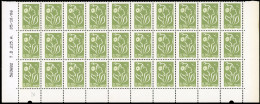 ** 3960b+c - Marianne De Lamouche. 0,70€. Vert-olive. Bloc De 30 Avec Coin De Feuille Daté Du 05/10/06. Variété Sans Ph - Otros & Sin Clasificación