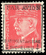 ** 2 - 1F. Richelieu Rouge. SUP. - Military Airmail