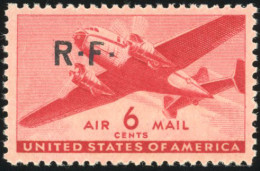 * 16/19 - Timbre Américain Surch. ''R.F. De Divers Types. 18 Pièces. TB. - Military Airmail