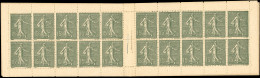 ** 130-C3 - 15c. Vert-olive. Type Semeuse Lignée. Papier Et Gomme Blanc. 20 Timbres. SUP. - Autres & Non Classés