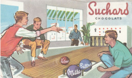 Buvard Suchard - Billard - Chocolade En Cacao