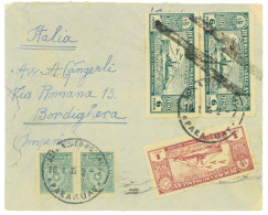 P2957 - PARAGUAY 1934, MULTIPLE STAMPS FRANKING , TO ITALY - Paraguay