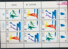 Israel 1214-1216 Kleinbogen (kompl.Ausg.) Postfrisch 1992 See Genezareth (10348784 - Unused Stamps (without Tabs)