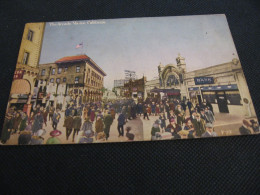 CALIFORNIA - SANTA MONICA - THE ARCADE - VENICE - CALIFORNIA PICCOLA  COLORI VG 1927 MOVIMENTATA - Other & Unclassified