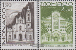 Monaco 1802-1803 (complete Issue) Unmounted Mint / Never Hinged 1987 Pfarrgemeinde - Ungebraucht