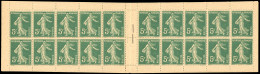 ** 137-C5 - 5c. Vert. Type Semeuse Camée. 40 Timbres. Papier GC. SUP. - Autres & Non Classés