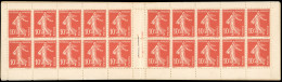 ** 138-C1 - 10c. Rouge. Type Semeuse Camée. 20 Timbres. SUP. - Autres & Non Classés