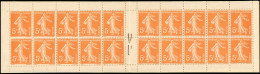 ** 158-C1 - 5c. Orange. Type Semeuse Camée. 40 Timbres. SUP. - Andere & Zonder Classificatie