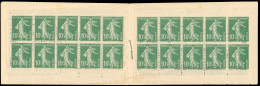 ** 159-C3 - 10c. Vert. Type Semeuse Camée. 20 Timbres. SUP. - Andere & Zonder Classificatie