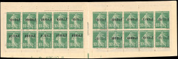 ** 159-CA1 - 10c. Vert. Type Semeuse Camée. 20 Timbres Surchargés ANNULE. SUP. - Andere & Zonder Classificatie