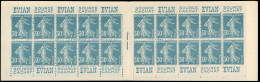 ** 192-C1 - 30c. Bleu. Type Semeuse Camée. 20 Timbres. SUP. - Autres & Non Classés