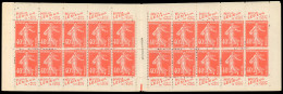 ** 194-C6 - 40c. Vermillon. Type Semeuse Camée. 20 Timbres. SUP. - Other & Unclassified