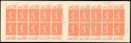 ** 199-C23 - 50c. Rouge. Type Semeuse Lignée. 20 Timbres. SUP. - Other & Unclassified