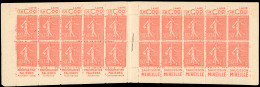 ** 199-C24 - 50c. Rouge. Type Semeuse Lignée. 20 Timbres. SUP. - Other & Unclassified