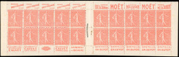 ** 199-C32 - 50c. Rouge. Type Semeuse Lignée. 20 Timbres. SUP. - Other & Unclassified