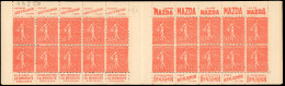 ** 199-C70 - 50c. Rouge. Type Semeuse Lignée. 20 Timbres. SUP. - Other & Unclassified