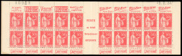 ** 283-C35 - 50c. Rouge. Type Paix. 20 Timbres. SUP. - Sonstige & Ohne Zuordnung