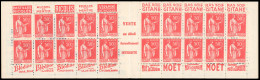 ** 283-C39 - 50c. Rouge. Type Paix. 20 Timbres. SUP. - Other & Unclassified