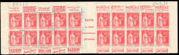** 283-C41 - 50c. Rouge. Type Paix. 20 Timbres. SUP. - Sonstige & Ohne Zuordnung