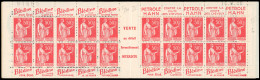 ** 283-C47 - 50c. Rouge. Type Paix. 20 Timbres. SUP. - Sonstige & Ohne Zuordnung