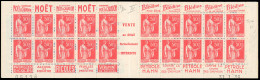 ** 283-C48 - 50c. Rouge. Type Paix. 20 Timbres. SUP. - Other & Unclassified