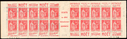 ** 283-C51 - 50c. Rouge. Type Paix. 20 Timbres. SUP. - Otros & Sin Clasificación