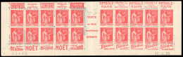 ** 283-C54 - 50c. Rouge. Type Paix. 20 Timbres. SUP. - Autres & Non Classés