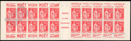 ** 283-C63 - 50c. Rouge. Type Paix. 20 Timbres. SUP. - Other & Unclassified
