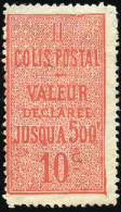 (*) 2 - 10c. Rouge. Petit Pli Vertical. B. - Other & Unclassified